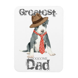 Pit Bull Dad Magnet
