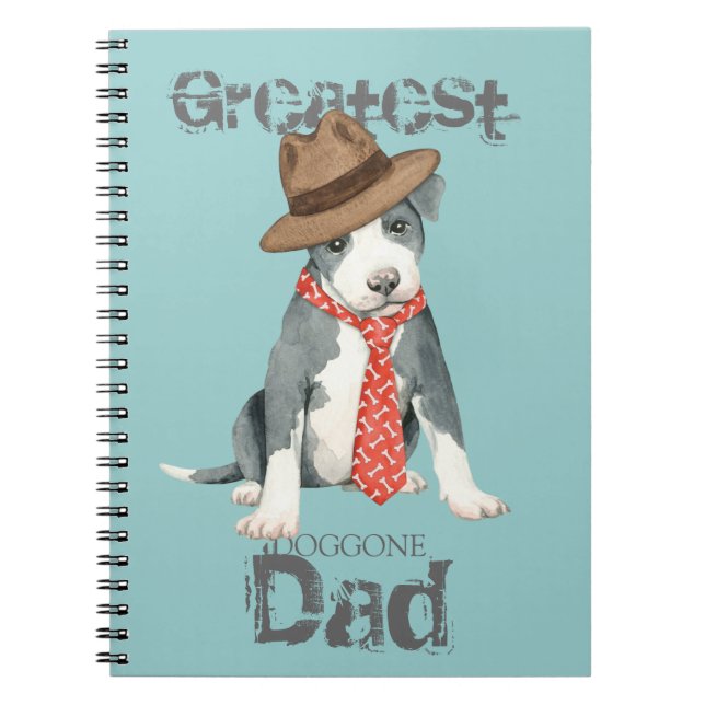 Pit Bull Dad Notebook (Front)