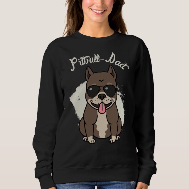 Pit Bull Dad Sweatshirt (Front)