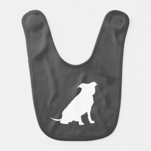 Pit Bull Dog Baby Pitbull Shower Gender Neutral Baby Bib