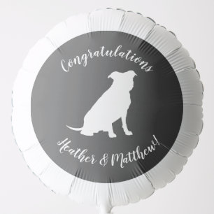 Pit Bull Dog Baby Pitbull Shower Gender Neutral Balloon