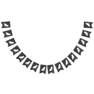 Pit Bull Dog Baby Pitbull Shower Gender Neutral Bunting Flags