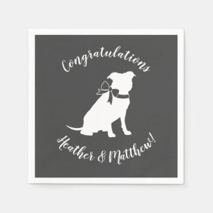 Pit Bull Dog Baby Pitbull Shower Gender Neutral Napkins