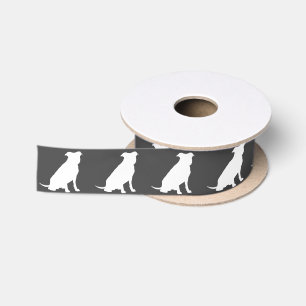 Pit Bull Dog Baby Pitbull Shower Gender Neutral Satin Ribbon
