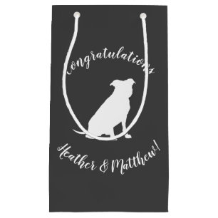 Pit Bull Dog Baby Pitbull Shower Gender Neutral Small Gift Bag