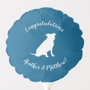 Pit Bull Dog Baby Shower Blue Boy Pitbull Balloon