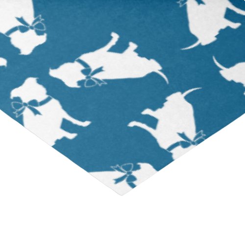 Pit Bull Dog Baby Shower Blue Boy Pitbull Tissue Paper