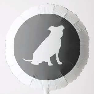 Pit Bull Dog Baby Shower Gender Neutral Balloon