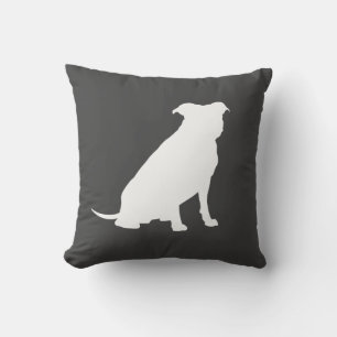 Pit Bull Dog Baby Shower Gender Neutral Pitbull Throw Pillow