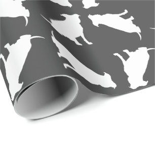 Pit Bull Dog Baby Shower Gender Neutral Pitbull Wrapping Paper