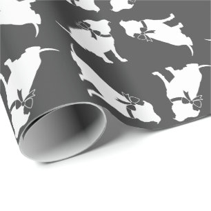Pit Bull Dog Baby Shower Gender Neutral Pitbull Wrapping Paper