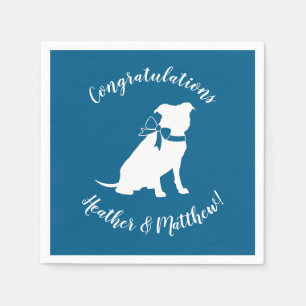 Pit Bull Dog Baby Shower Napkins