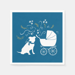 Pit Bull Dog Baby Shower Napkins