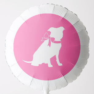 Pit Bull Dog Baby Shower Pink Girl Pitbull Balloon