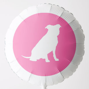 Pit Bull Dog Baby Shower Pink Girl Pitbull Balloon