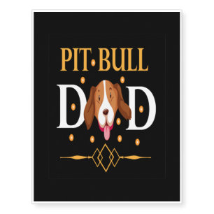 Pit Bull Dog Lover Temporary Tattoos