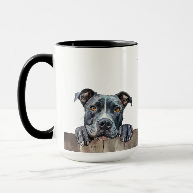 Pit Bull Dog Mug (Left)