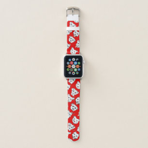 Pit Bull Dog Pattern Apple Watch Band