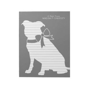Pit Bull Dog Puppy Pitbull Notepad