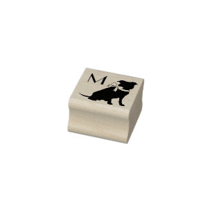 Pit Bull Dog Puppy Pitbull Rubber Stamp