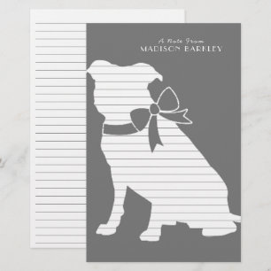 Pit Bull Dog Puppy Pitbull Stationery