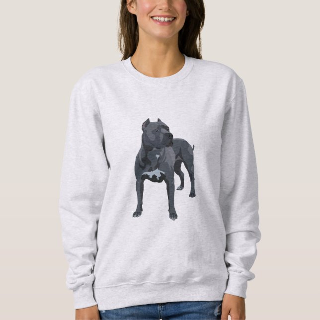 Pit bull Dog Sweatshirt (Front)