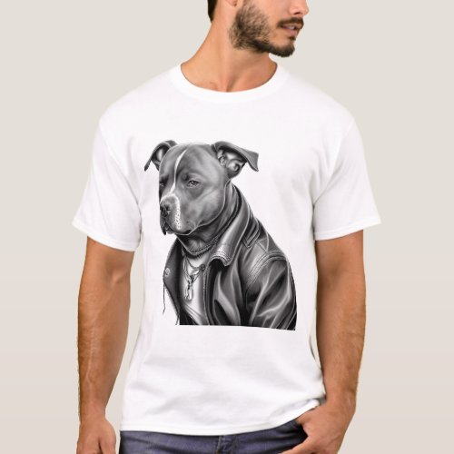 Pit Bull Dog T_Shirt