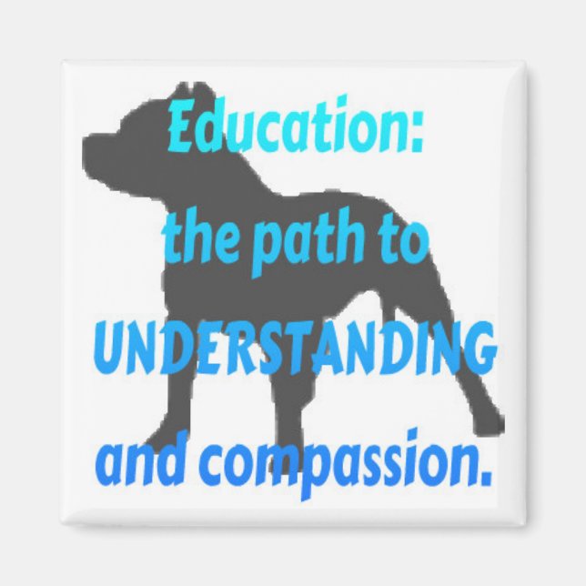 Pit Bull Education Magnet (Front)