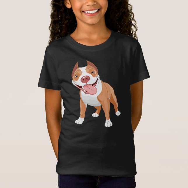Pit Bull Girls T-Shirt (Front)