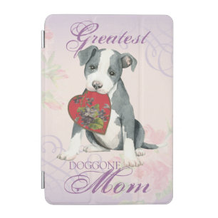 Pit Bull Heart Mom iPad Mini Cover