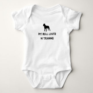 Pit bull lover baby bodysuit