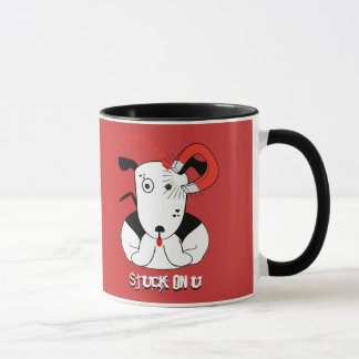 Pit Bull Lover Petey Lover Bull Terrier Stuck on U Mug