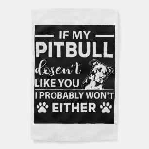 Pit Bull Lovers Garden Flag