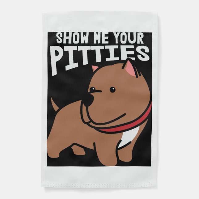 Pit Bull Lovers Garden Flag  (Front)