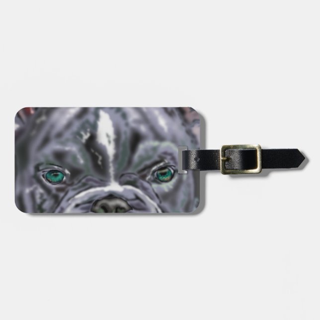 Pit bull Luggage Tag (Front Horizontal)