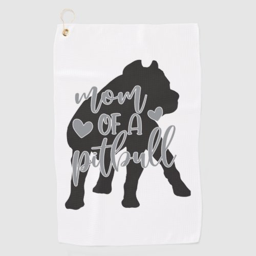 Pit Bull Mom Classic T_Shirt Golf Towel