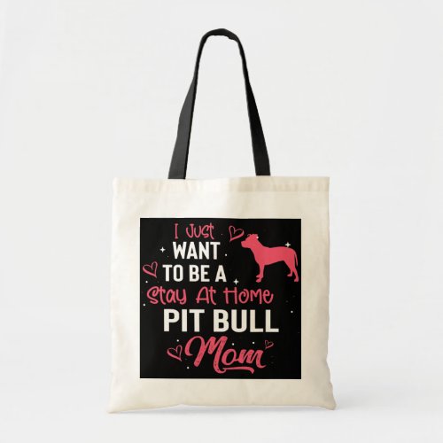 Pit Bull Mom Dog Owner  Tote Bag