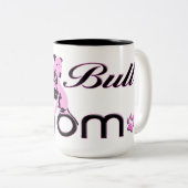 Pit Bull Mom Mug ~ Pink (Front Right)