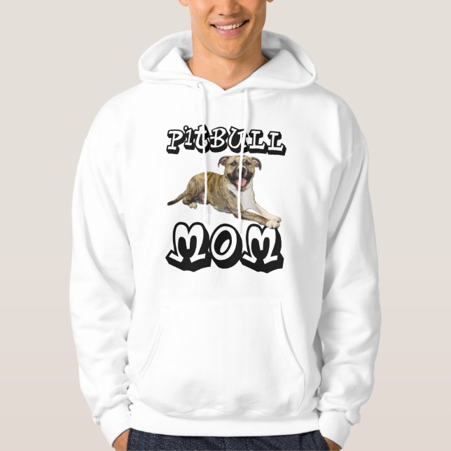 Pit Bull MOM - Tigger Hoodie (Front)