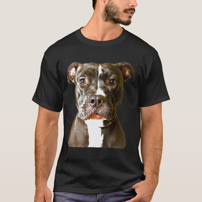 Pit Bull Pitbull Dog T-Shirt (Front)