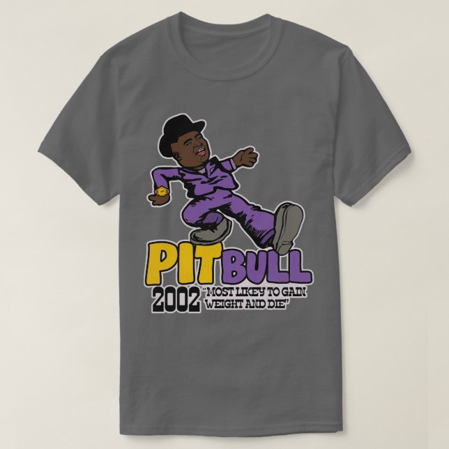 Pit Bull Playa Haters Ball Pimp Walk T-Shirt (Design Front)