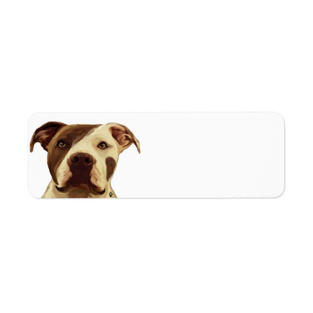 Pit Bull Return Address Labels (Front)