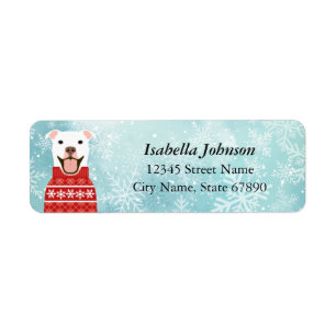 Pit Bull Return Address Labels