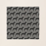 Pit Bull Silhouettes Pattern Scarf<br><div class="desc">American Pit Bull Terrier Lover's Scarf</div>
