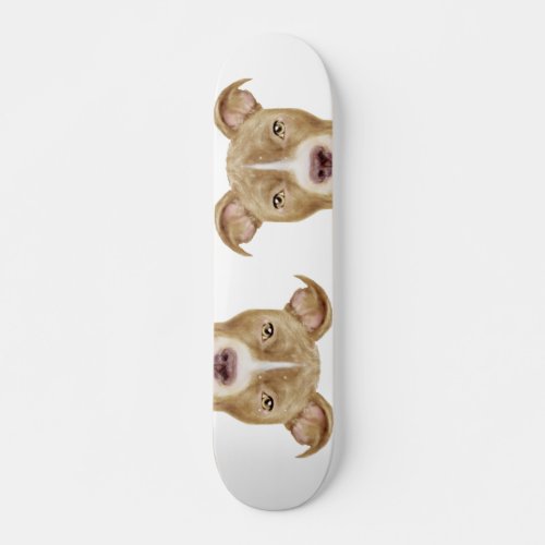 Pit bull Skateboard by miart