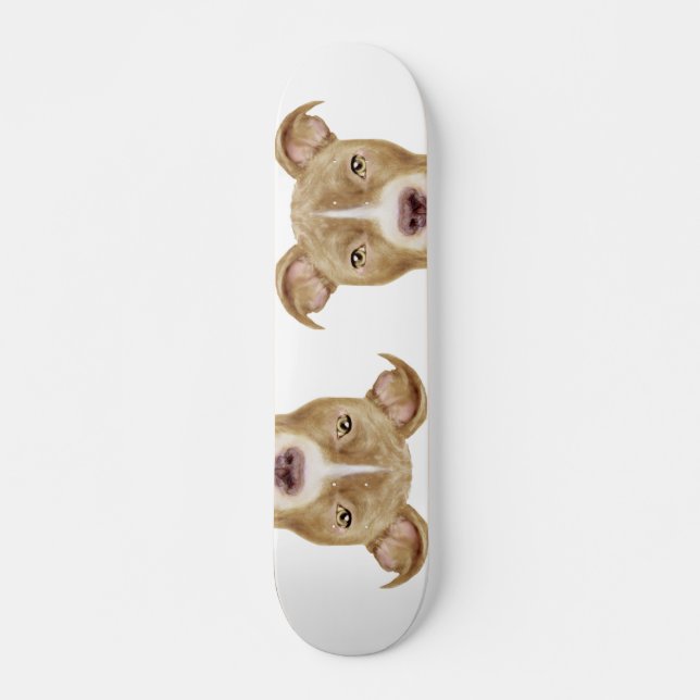 Pit bull Skateboard by miart (Front)