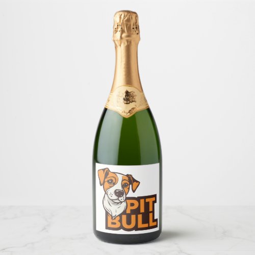 Pit Bull   Sparkling Wine Label