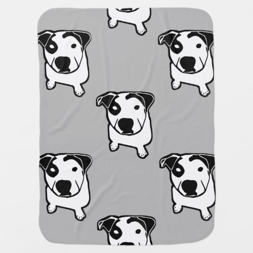 Pit Bull T_Bone Graphic Baby Blanket