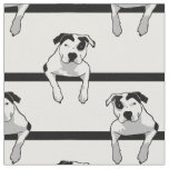 Pit Bull T-Bone Graphic Fabric