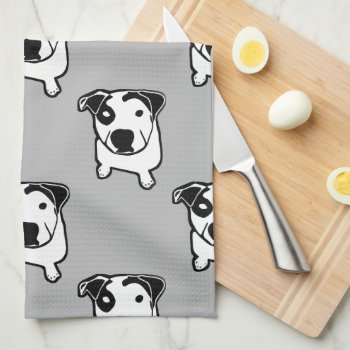 Pit Bull T-bone Graphic Towel by ButThePitBull at Zazzle